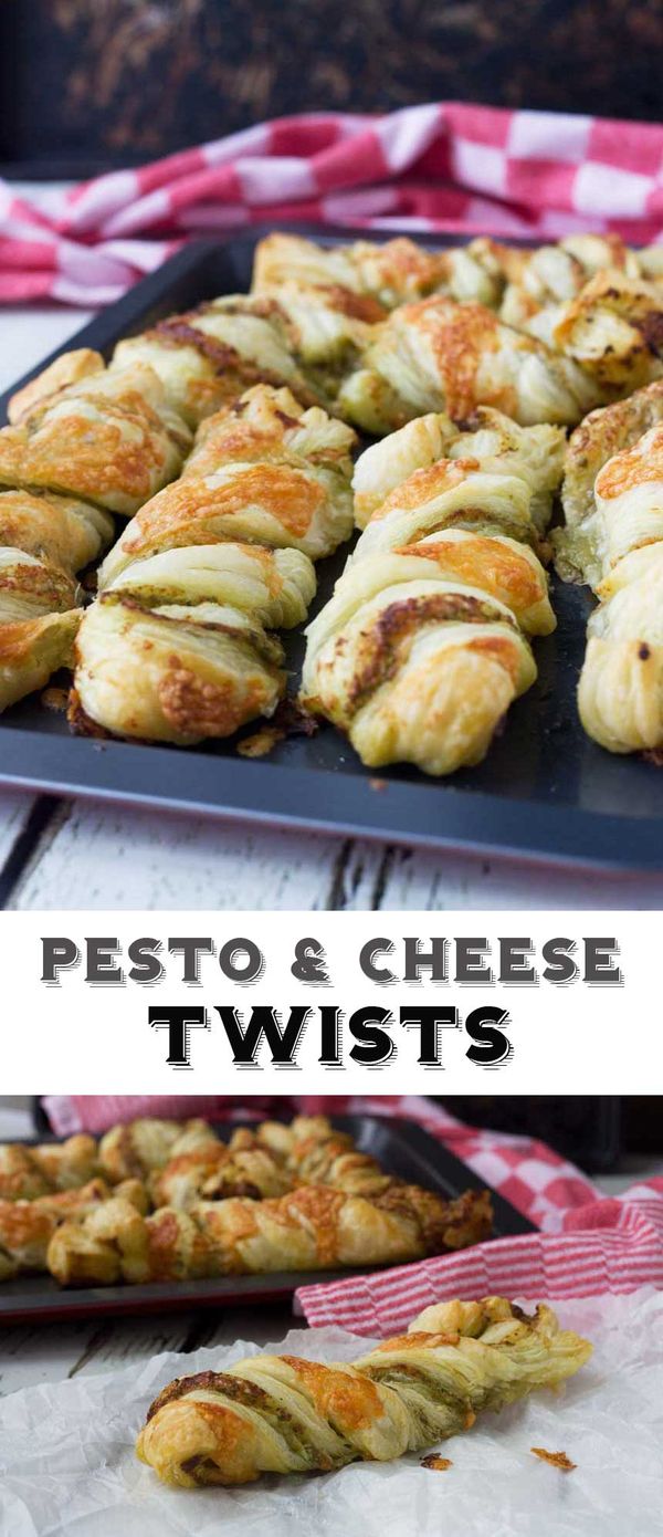 Supermarket copycat pesto and cheese twists