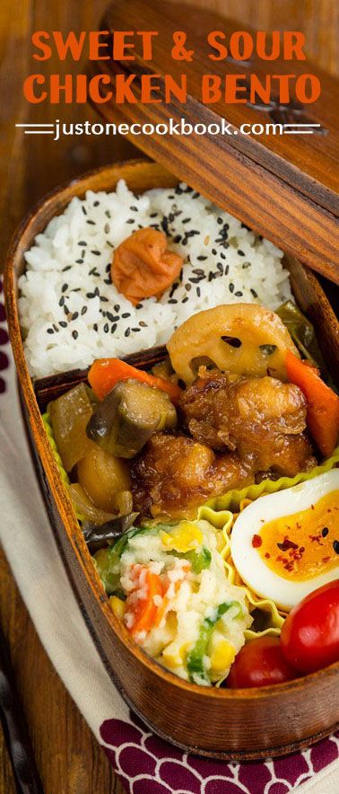 Sweet and Sour Chicken Bento