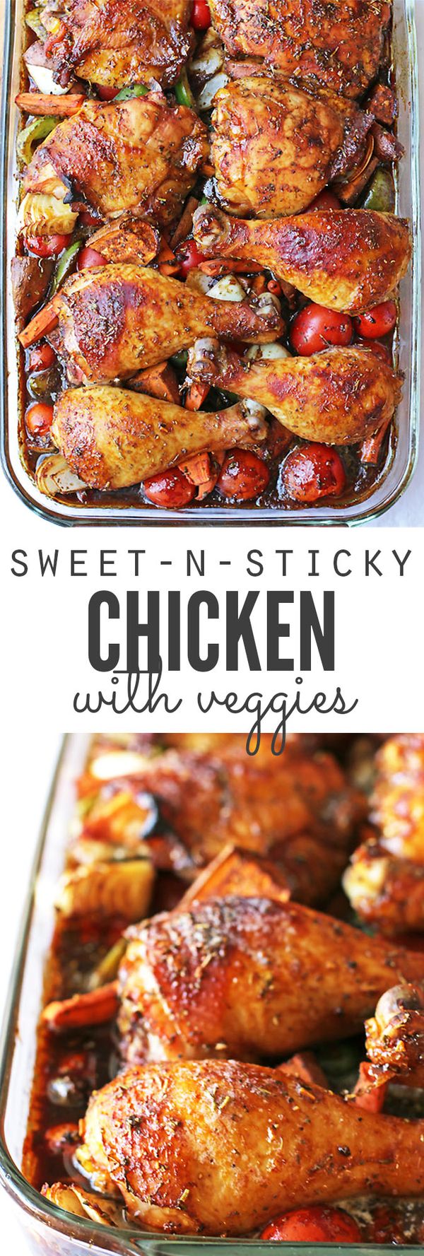 Sweet and Sticky Chicken: Oven Roasted