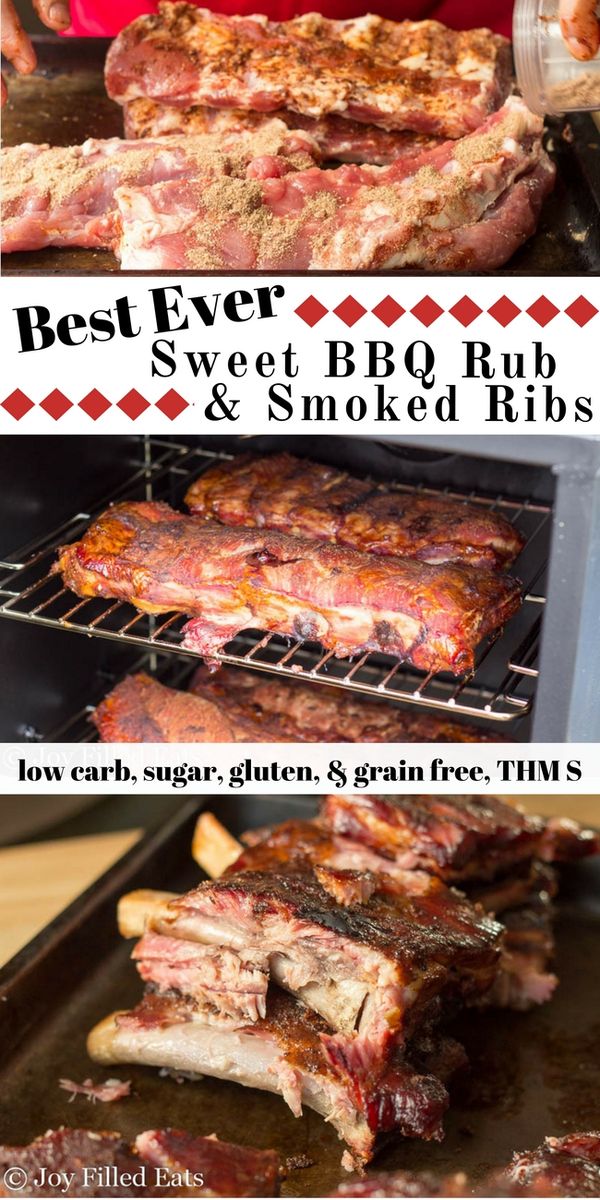 Sweet BBQ Rub & Smoked Ribs