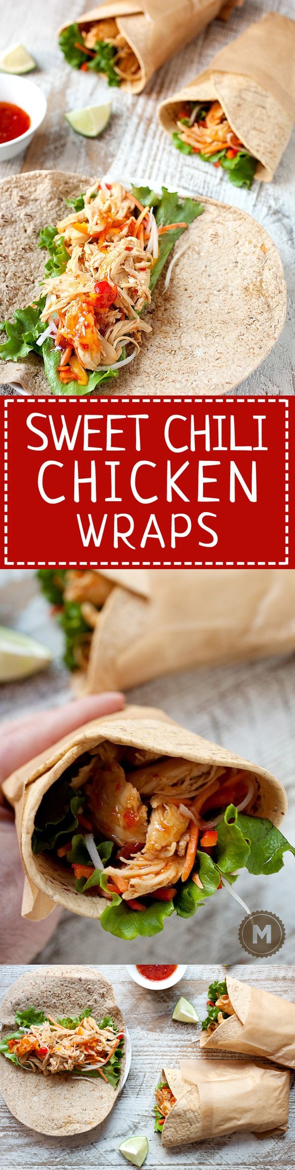 Sweet Chili Chicken Wraps