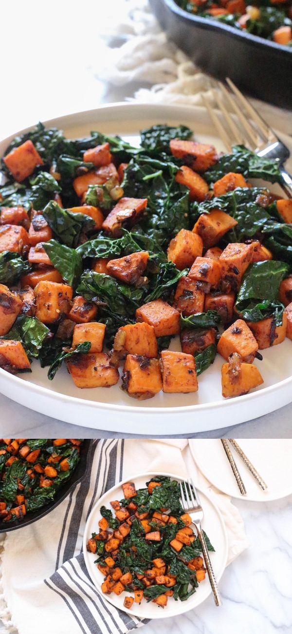 Sweet Potato and Kale Hash