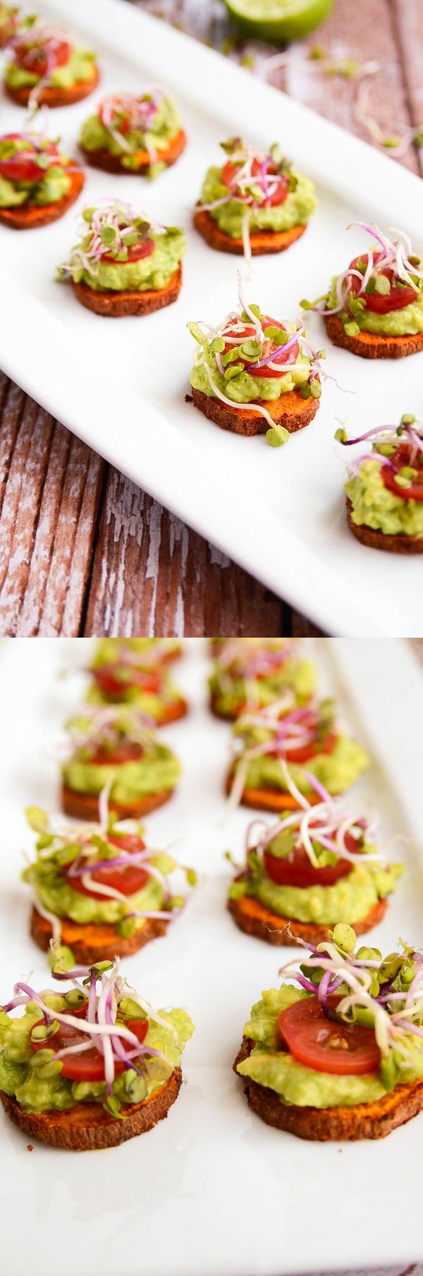 Sweet Potato + Avocado Bites