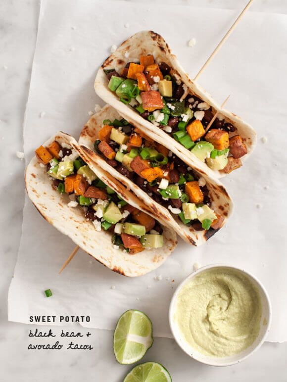 Sweet Potato Avocado Tacos