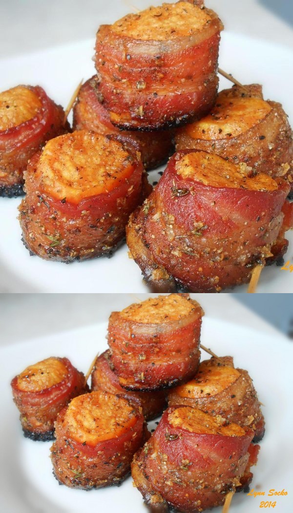 Sweet Potato Bacon Bites