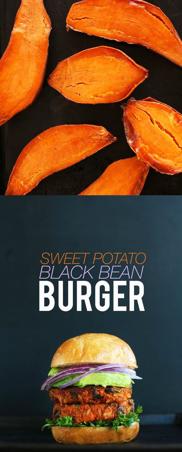 Sweet Potato Black Bean Burger