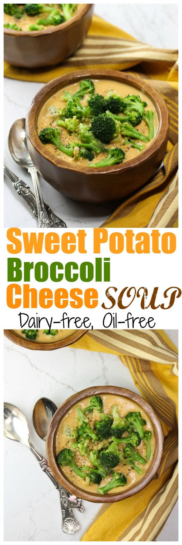 Sweet Potato Broccoli Cheese Soup