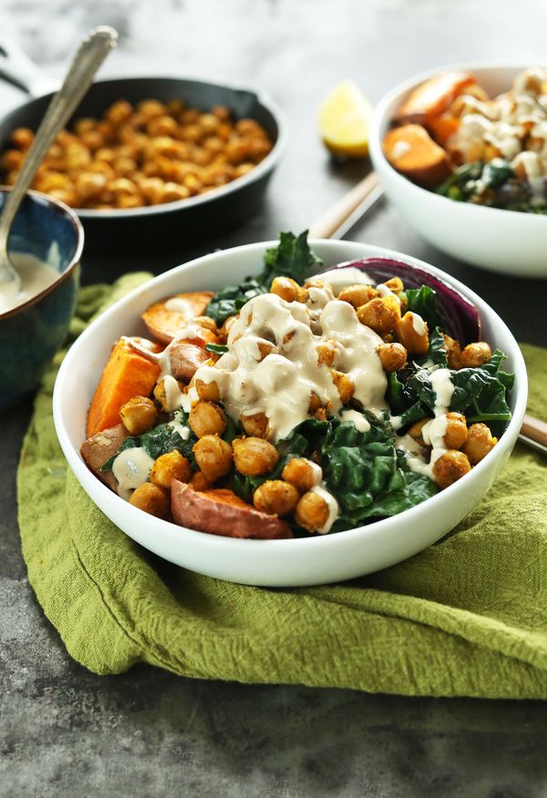 Sweet Potato Chickpea Buddha Bowl