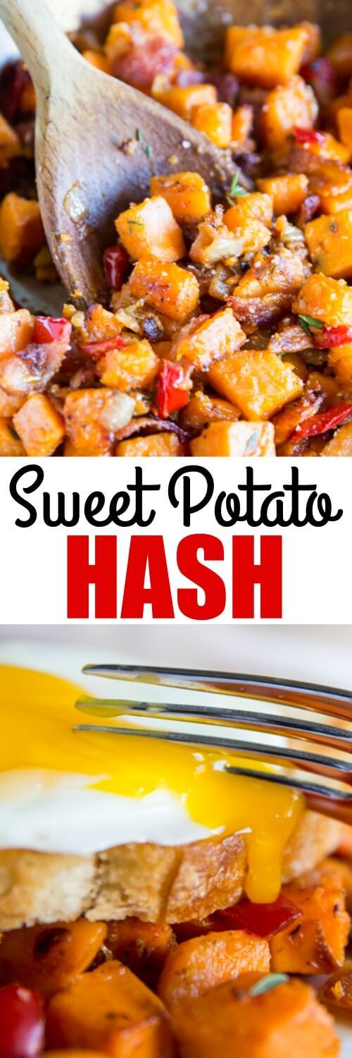 Sweet Potato Hash with Bacon