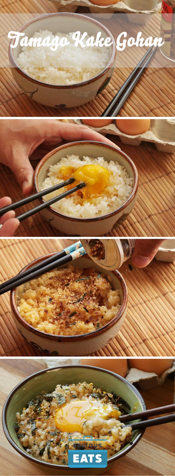 Tamago Kake Gohan (Japanese-Style Rice With Egg