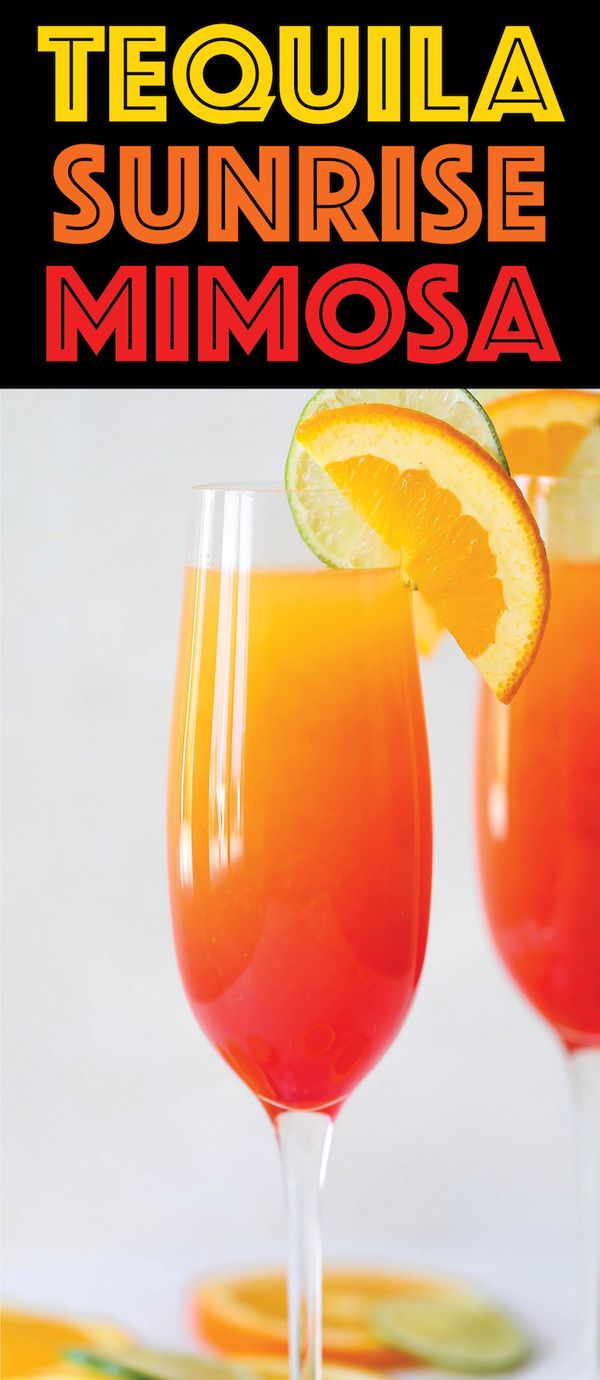 Tequila Sunrise Mimosa