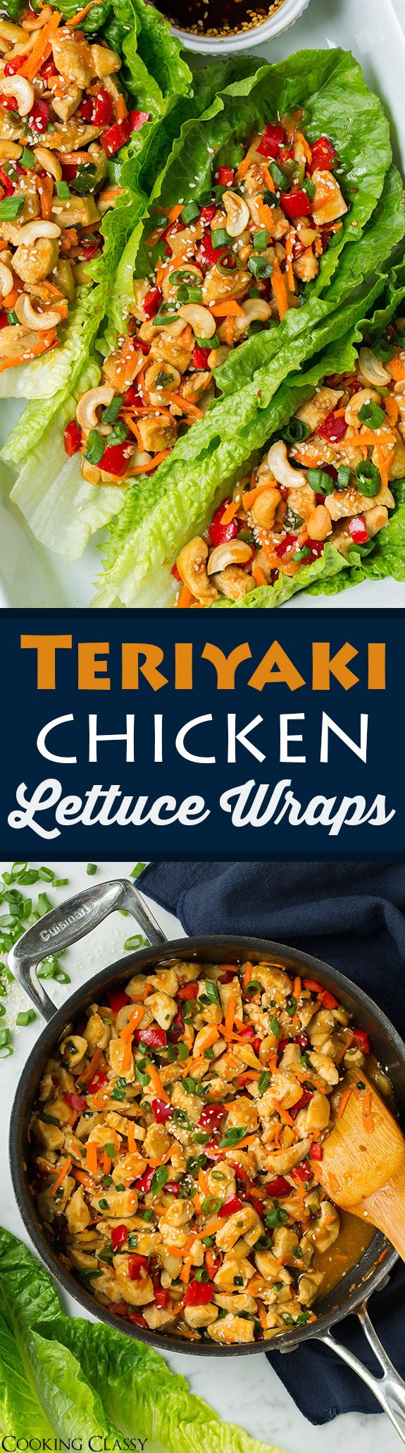 Teriyaki Chicken Lettuce Wraps