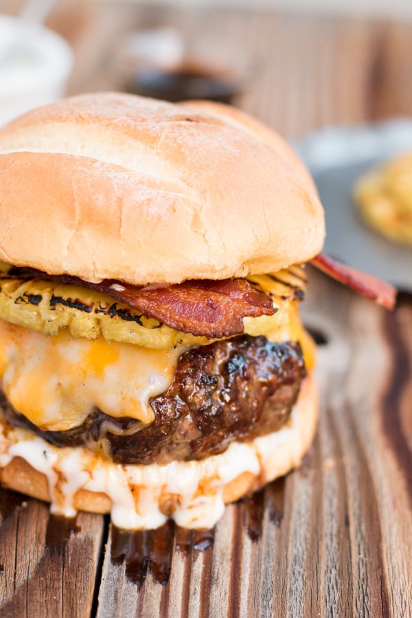 Teriyaki Pina Colada Burger