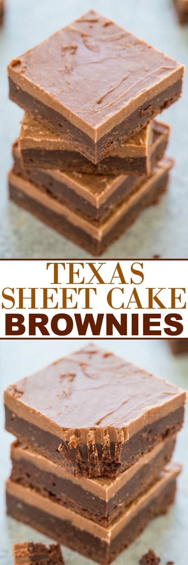 Texas Sheet Cake Brownies