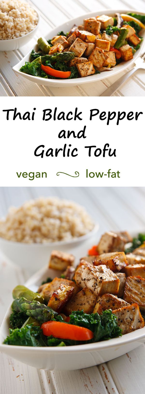 Thai Black Pepper and Garlic Tofu