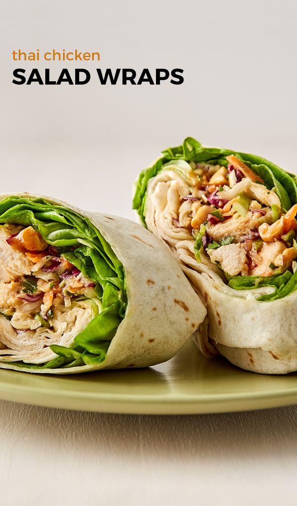 Thai Chicken Salad Wraps