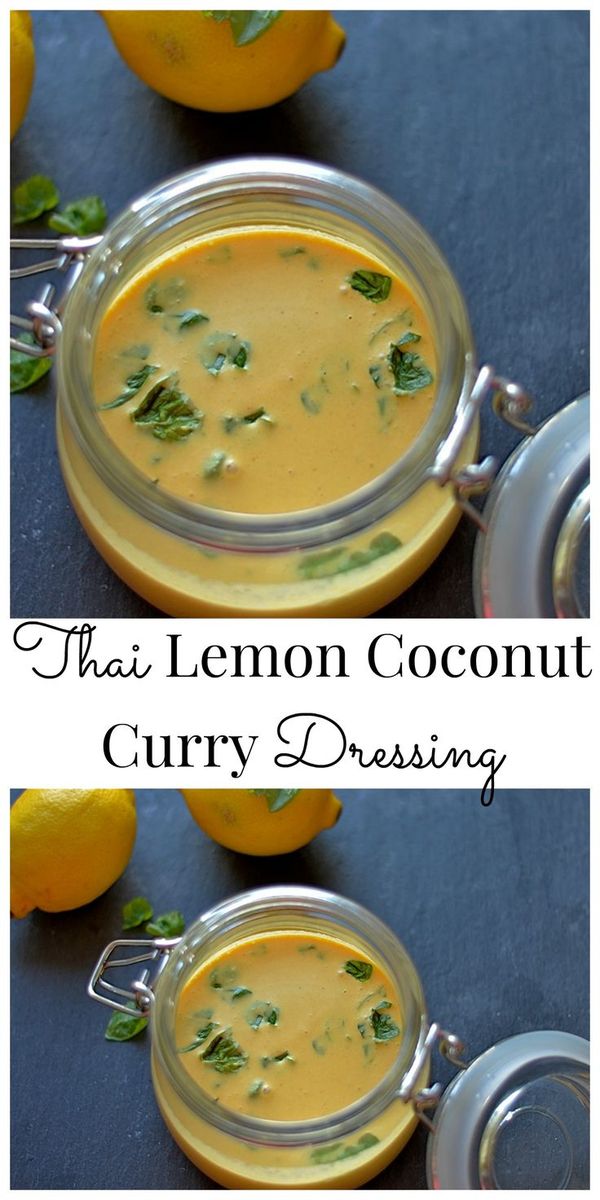 Thai Lemon Coconut Curry Dressing