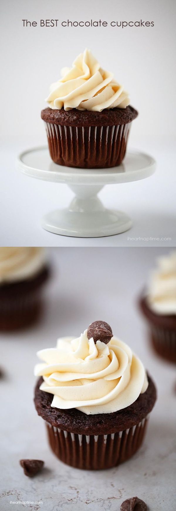 The BEST chocolate cupcakes ever