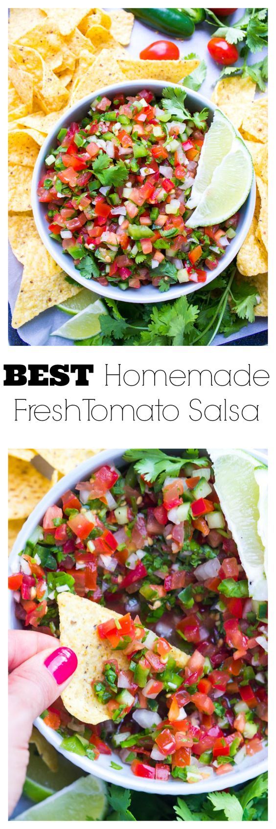 The Best Homemade Fresh Tomato Salsa