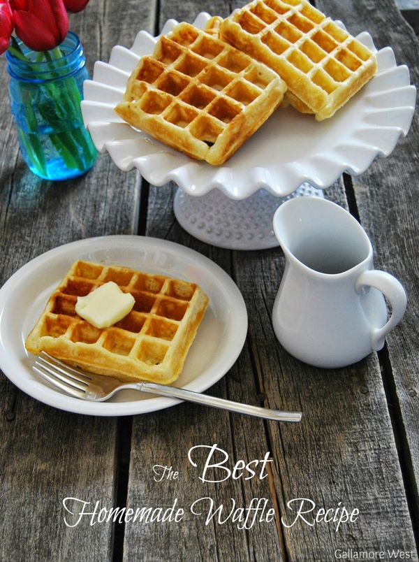 The Best Homemade Waffle