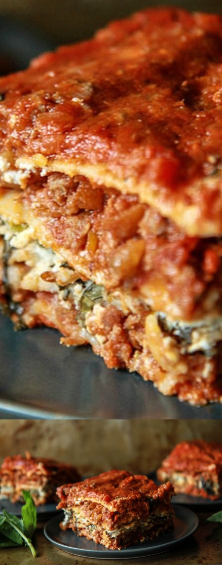 The Best Meat Lasagna - Gluten, Dairy and Egg Free