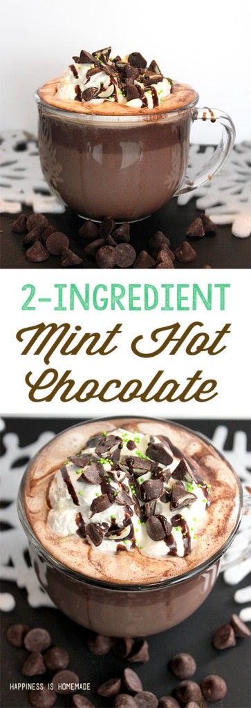 The Best Mint Hot Chocolate Recipe Ever