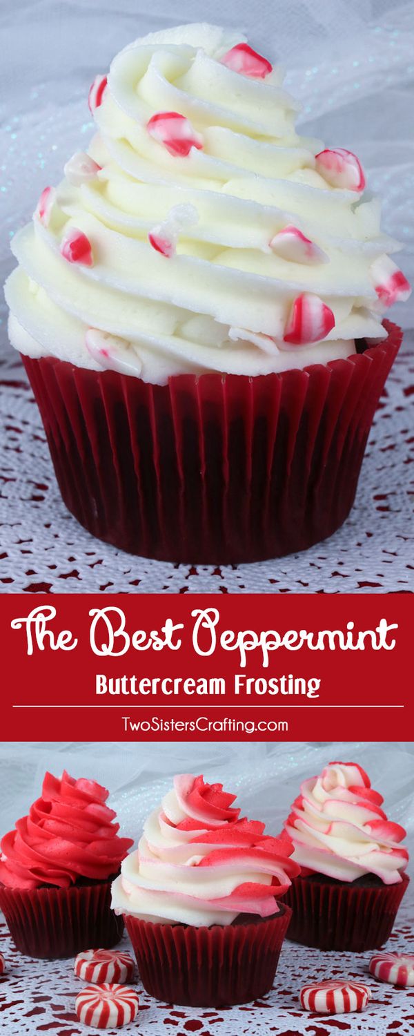 The Best Peppermint Buttercream Frosting