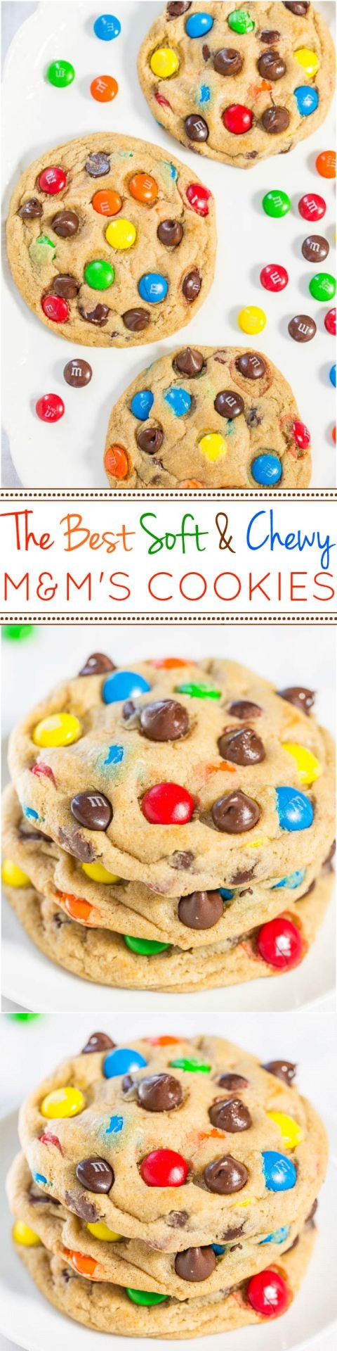 The Best Soft and Chewy M&M'S Cookies