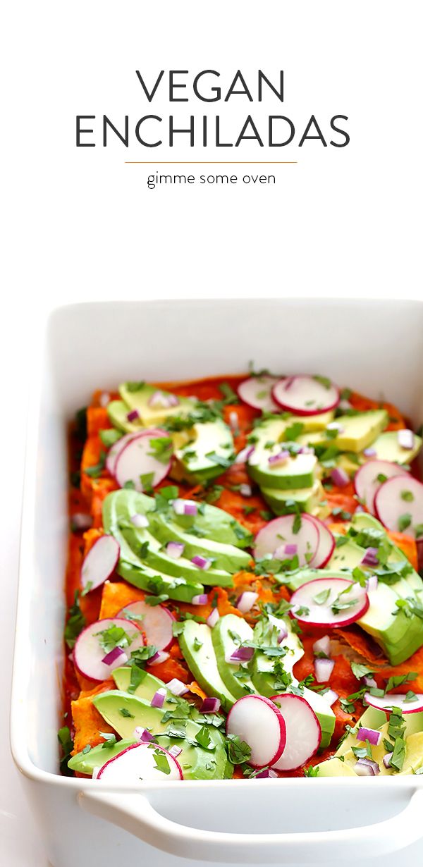 The Best Vegan Enchiladas