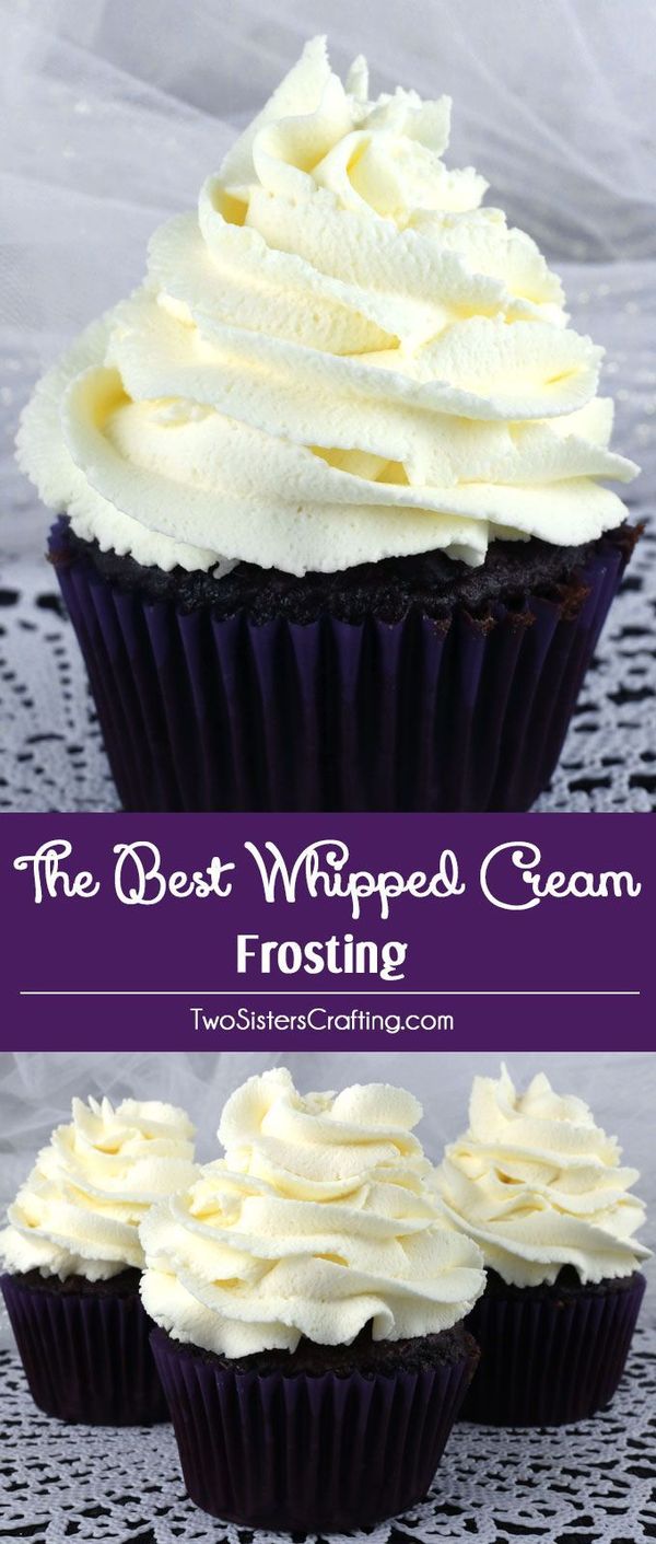 The Best Whipped Cream Frosting