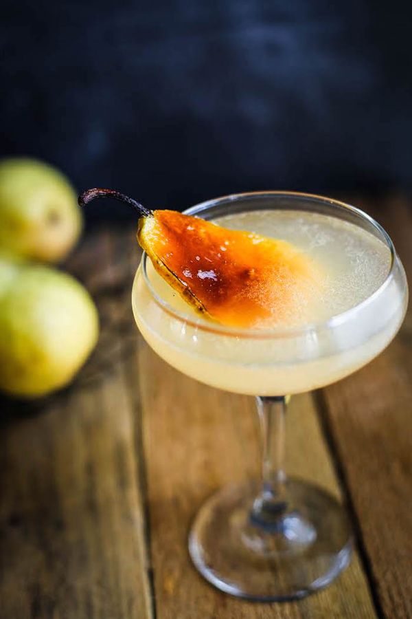 The Brûléed Pear Cocktail