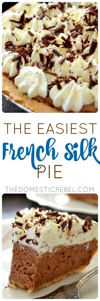 The Easiest French Silk Pie