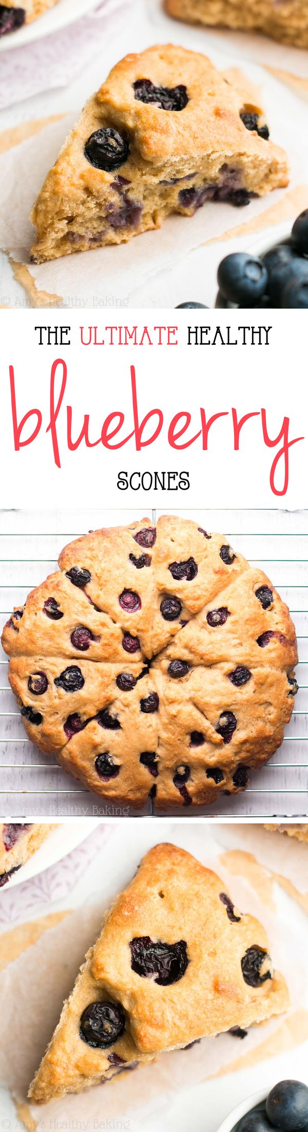 The Ultimate Healthy Blueberry Scones