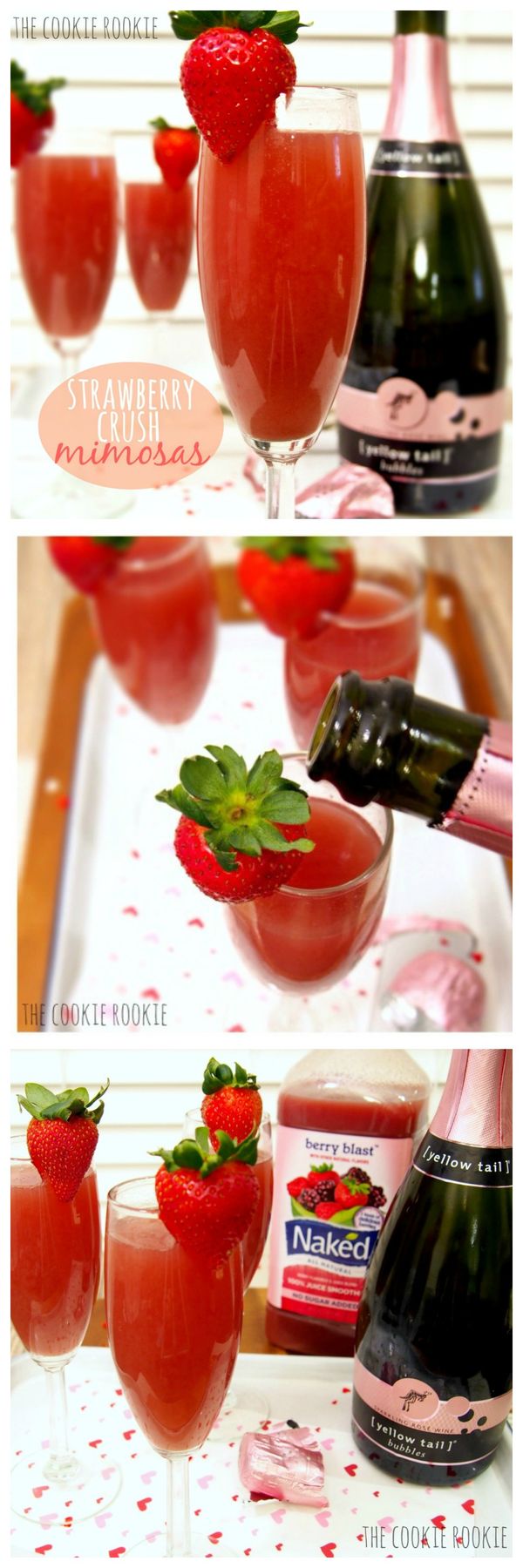 Thirsty thursday: strawberry crush mimosas