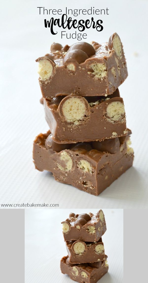 Three Ingredient Maltesers Fudge