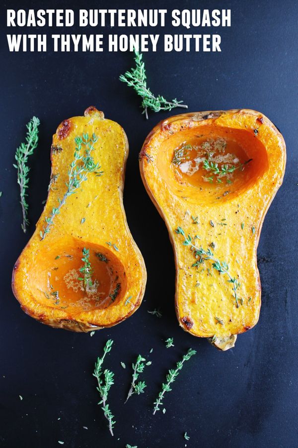 Thyme honey butter roasted butternut squash