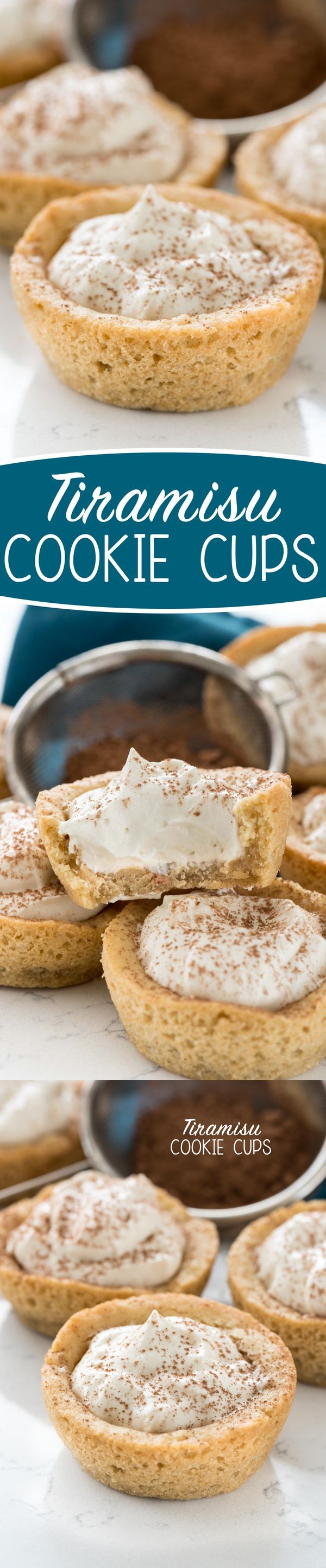 Tiramisu Cookie Cups