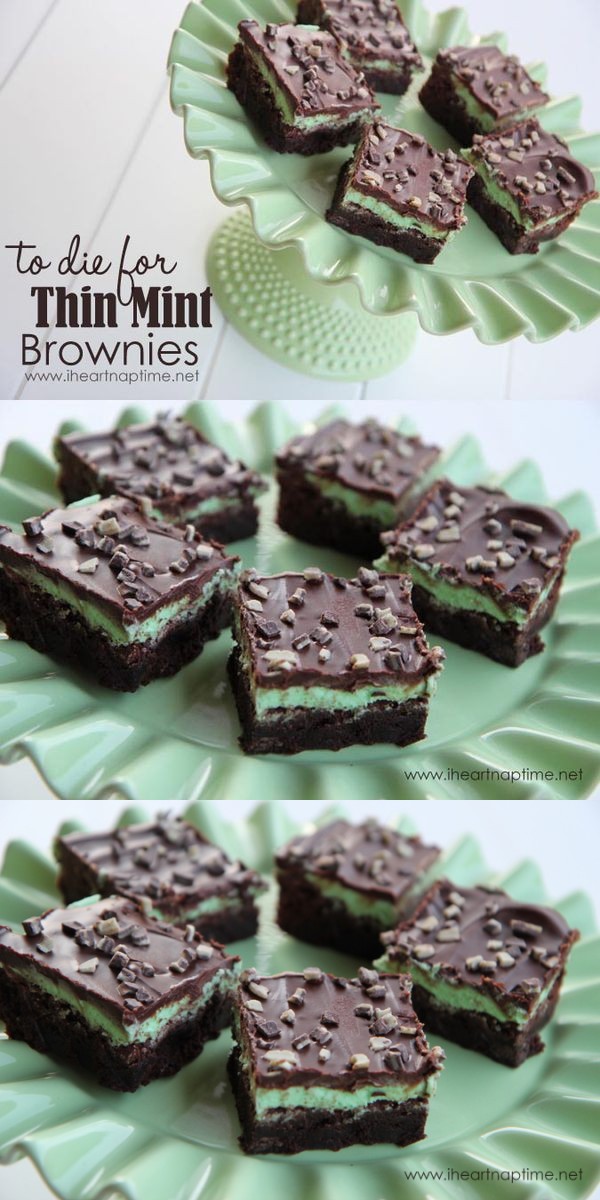 TO DIE for thin mint brownies