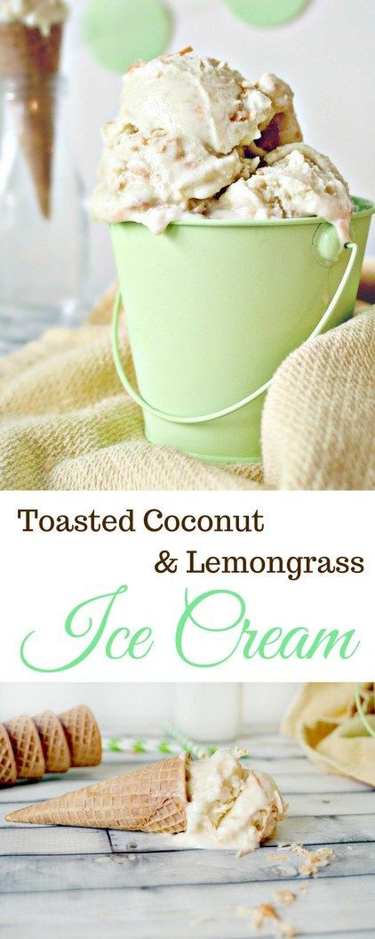 Toasted Coconut & Lemongrass Ice Cream