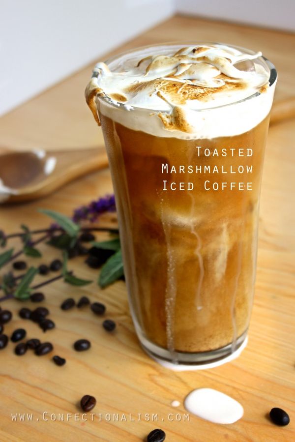 Toasted Marshmallow Iced Coffee