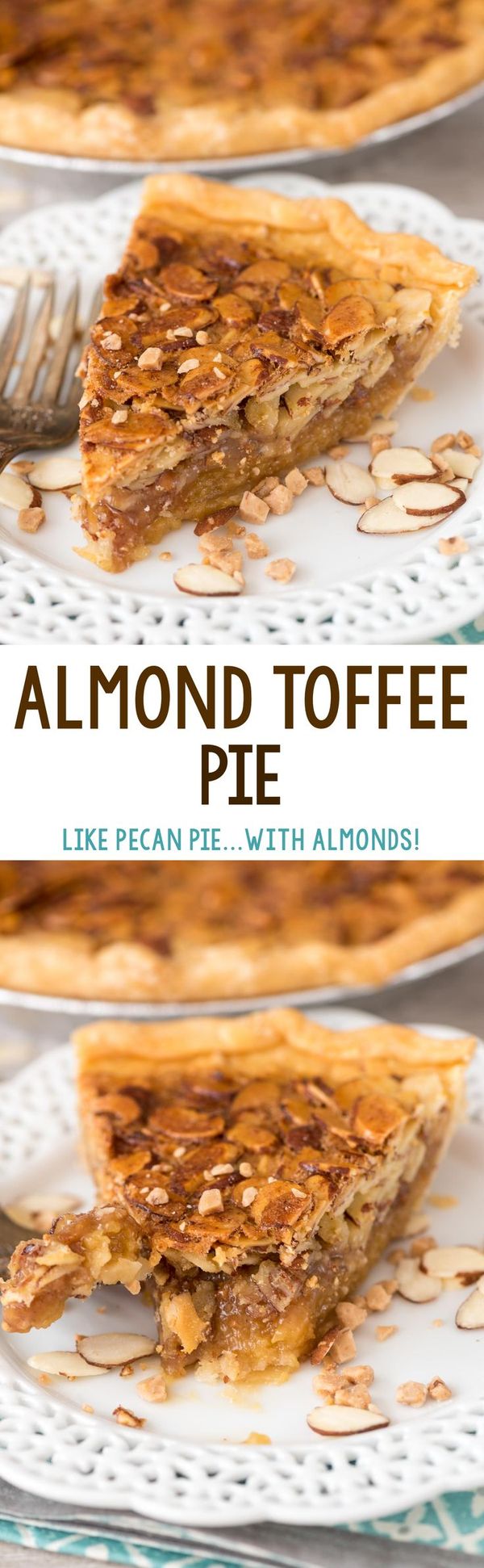 Toffee Almond Pie