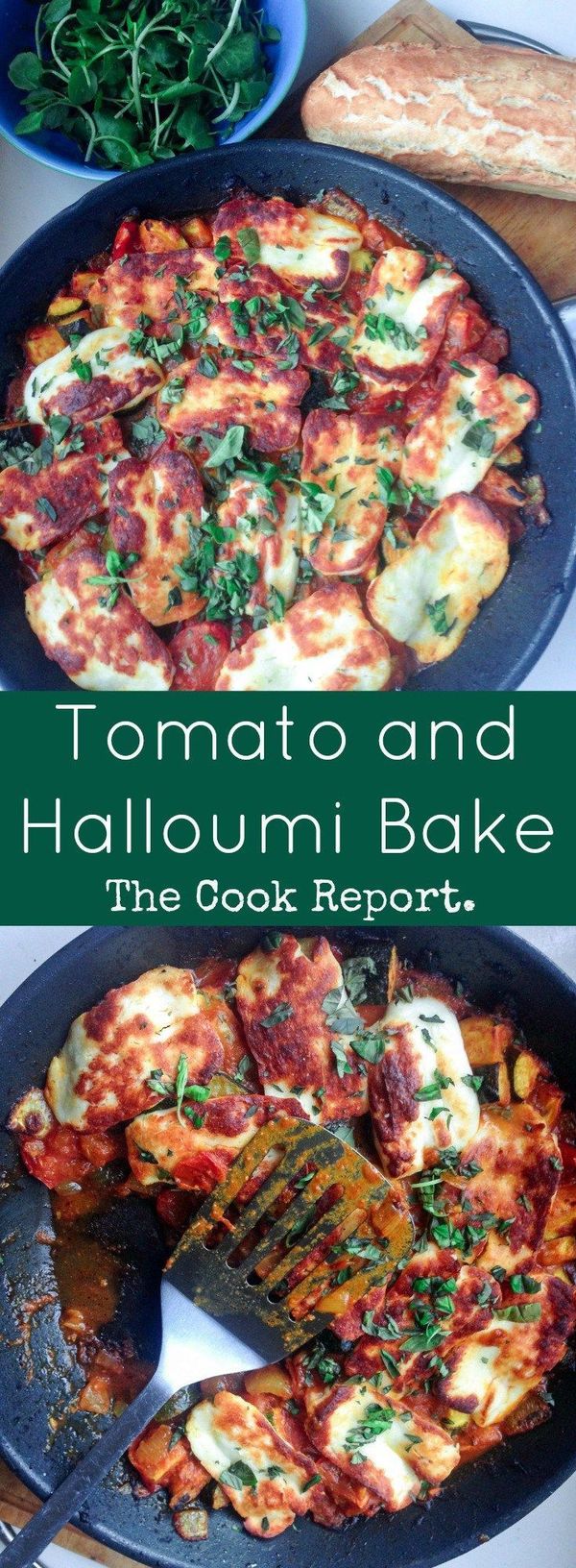 Tomato and Halloumi Bake