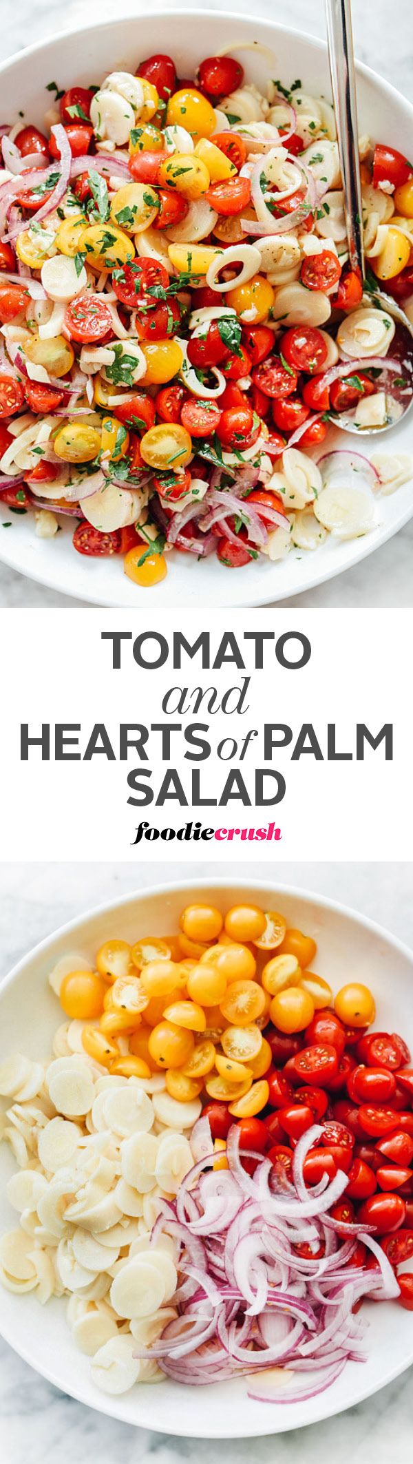 Tomato and Hearts of Palm Salad