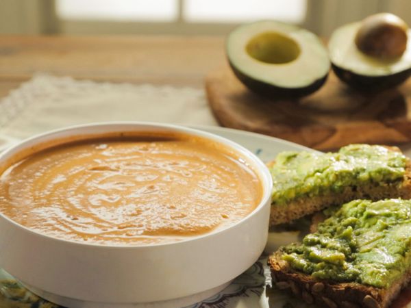 Tomato Bisque with Cashew Cream