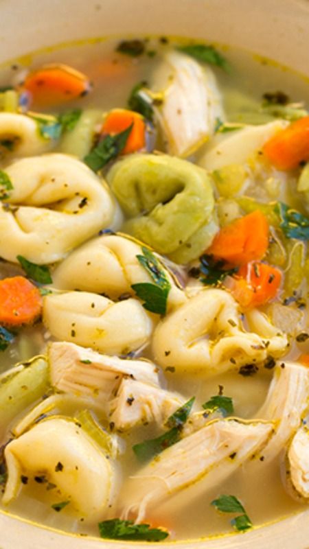 Tortellini Chicken Noodle Soup