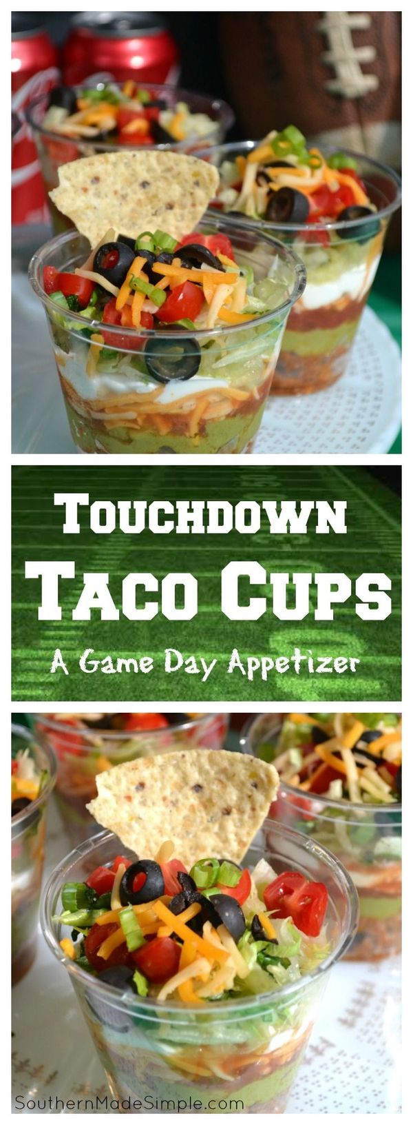 Touchdown Taco Cups