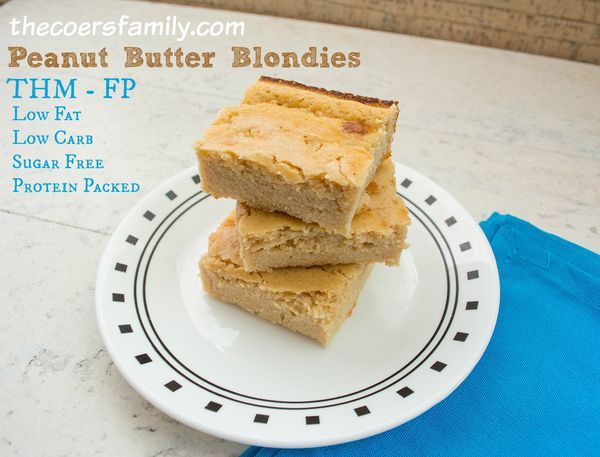 Trim Healthy Mama Fuel Pull Peanut Butter Blondies