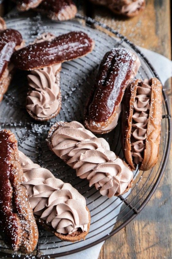 Triple Chocolate Eclairs