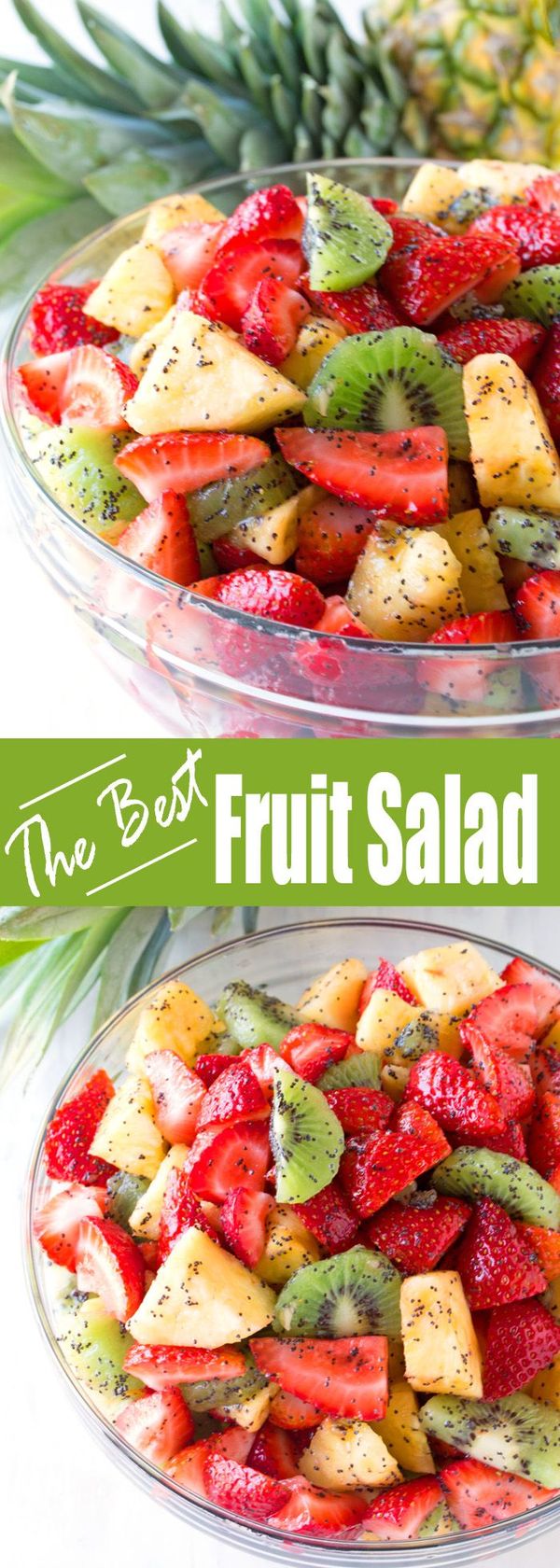 Triple Fruit Salad with Lemon-Poppy Seed Dressing