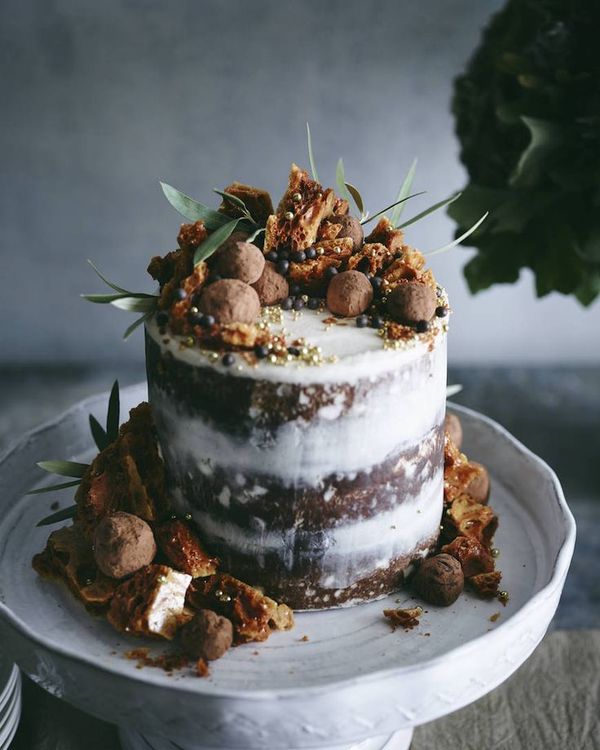 Triple Layer Pumpkin Chocolate Chip Cake